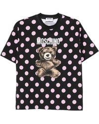 Moschino - T-Shirt À Pois - Lyst