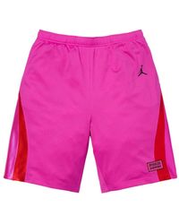 Supreme - X Jordan Logo-Patch Shorts - Lyst