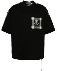 Mastermind Japan - Logo-embroidered Cotton T-shirt - Lyst