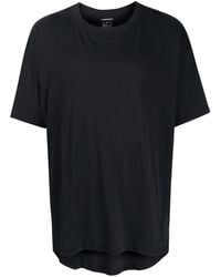 Ann Demeulemeester - T-Shirt mit asymmetrischem Saum - Lyst