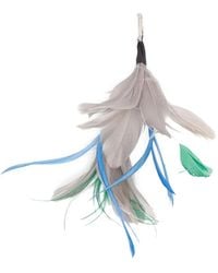 P.A.R.O.S.H. - Feather-Embellished Brooche - Lyst