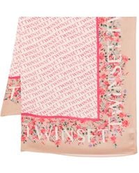 Twinset - Floral-Print Scarf - Lyst