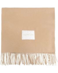Moncler - Sciarpa Con Applicazione Logo - Lyst