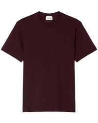 Lacoste - Logo-Patch Crew-Neck T-Shirt - Lyst