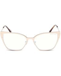 Tom Ford - Metal Cat-Eye Glasses - Lyst