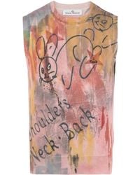 Vivienne Westwood - Trägershirt Mit Grafischem Print - Lyst