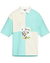 KENZO - Polo À Cartoon Imprimé - Lyst