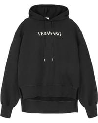Vera Wang - Hoodie Oversize À Logo Imprimé - Lyst