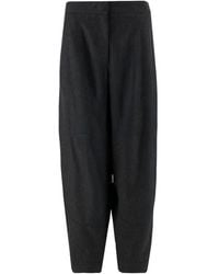 Giorgio Armani - Pantaloni A Vita Alta Con Pieghe - Lyst