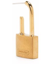 Ambush - Small Padlock Single Earring - Lyst