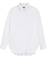 BOSS - Oversized-Fit Cotton Shirt - Lyst