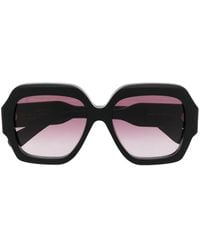 Chloé - Gafas de sol oversize con montura cuadrada - Lyst