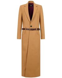DSquared² - Low-Belt Coat - Lyst