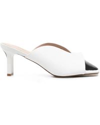 SERGIO MORETTI FIRENZE - V-Cut Open-Toe Sandals - Lyst