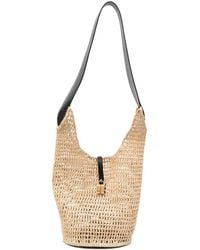 DeMellier - Siena Raffia Shoulder Bag - Lyst
