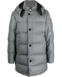Woolrich - Plumífero con botones - Lyst