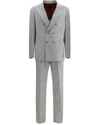 Brunello Cucinelli - ダブルスーツ - Lyst