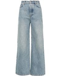 Loewe - High Waisted Denim Jeans - Lyst