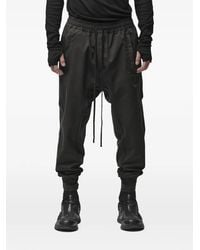 Thom Krom - Drawstring-Waist Drop-Crotch Trousers - Lyst