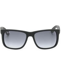 Ray-Ban - Justin Rectangle-Frame Sunglasses - Lyst