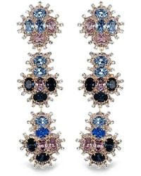 Jennifer Behr - Belenda Crystal-Embellished Drop Earrings - Lyst