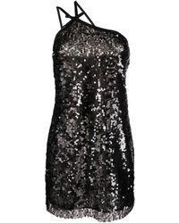 MSGM - Sequin-embellished Tulle Midi Dress - Lyst