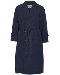 Henrik Vibskov - Manteau Croisé À Taille Ceinturée - Lyst