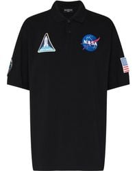 Balenciaga - Poloshirt mit NASA-Patches - Lyst