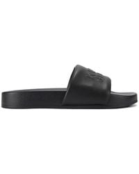 Kurt Geiger - Stacked Logo-Embossed Slides - Lyst