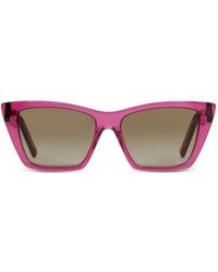 Saint Laurent - Sl 276 Mica Square-Frame Sunglasses - Lyst