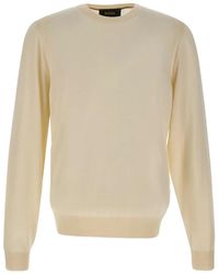 BOSS - Crew-Neck Ribbed-Hem Sweater - Lyst