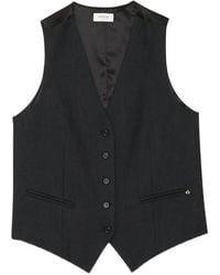 Ottod'Ame - Gilet À Poches Passepoilées Et À Boutons - Lyst