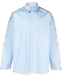 Marni - Panelled Cotton Shirt - Lyst