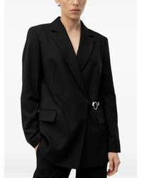 HUGO - Buckle-Fastening Notched-Lapel Blazer - Lyst