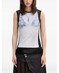 ANDERSSON BELL - Trompe-L'Oeil Wet-Effect Tank Top - Lyst
