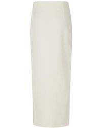 FEDERICA TOSI - Rear-Slit Midi Skirt - Lyst