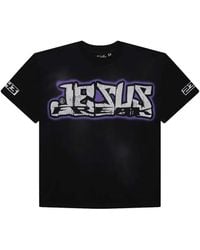 HELLSTAR - Jesus Freak Graphic-Print T-Shirt - Lyst