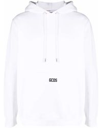 Gcds - Logo-Print Cotton Hoodie - Lyst