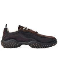 Miu Miu - Bubble Technical Fabric And Suede Sneakers - Lyst