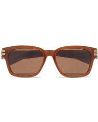 ZEGNA - Square-Frame Tinted Sunglasses - Lyst
