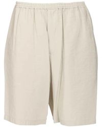 Emporio Armani - Elasticated-Waist Shorts - Lyst