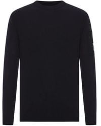 C.P. Company - Crewneck Merino Wool - Lyst