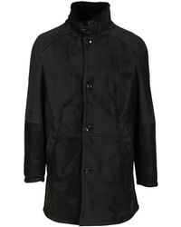 Al Duca d'Aosta - Shearling Button-Up Coat - Lyst