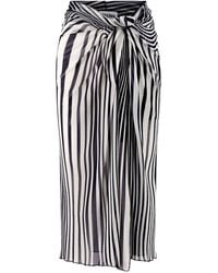 Jean Paul Gaultier - Le Paréo Striped Morphing Body Skirt - Lyst