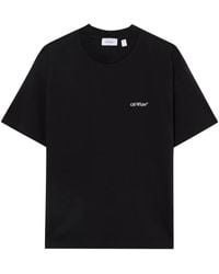 Off-White c/o Virgil Abloh - Embroidered Arrow Out Flower T-Shirt - Lyst