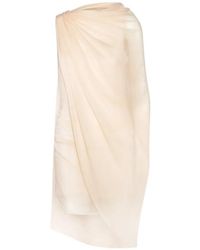 ROTATE BIRGER CHRISTENSEN - Cape-Detail Mini Dress - Lyst