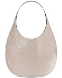 Courreges - Holy Naplack Leather Tote Bag - Lyst