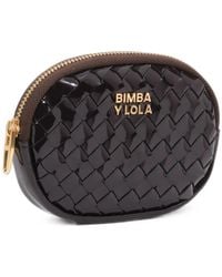 Bimba Y Lola - Eggplant Plaited Oval Coin Purse - Lyst
