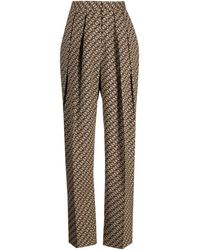 Stella McCartney - Pantalon en laine mélangée à coupe droite - Lyst