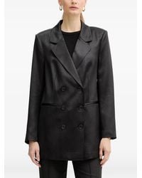 Guess - Top Met Dubbele Rij Knopen En Krijtstreep - Lyst